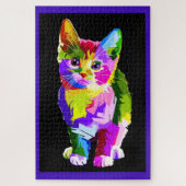 RegenboogKat Legpuzzel (Verticaal)