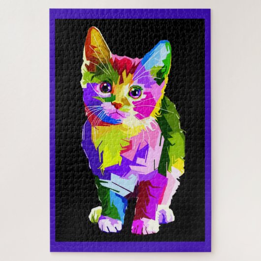 RegenboogKat Legpuzzel (Verticaal)