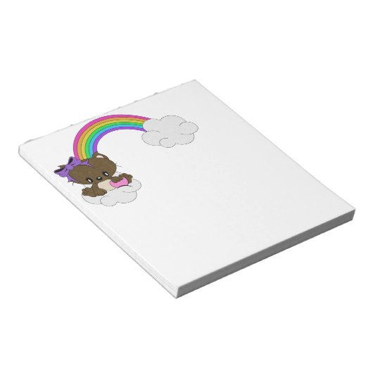RegenboogKat Notitieblok (Schuin)