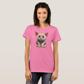 RegenboogKat T-Shirt (Voorkant volledig)