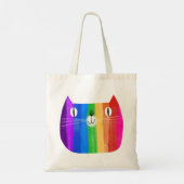 Regenboogkat Tote Bag (Achterkant)