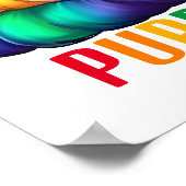 Regenboogkatten Purride Poster (Hoek)