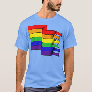 Regenboogkatten T-shirt
