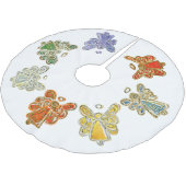 Regenboogkerenenenboomrokken Kerstboom Rok (Gekanteld)