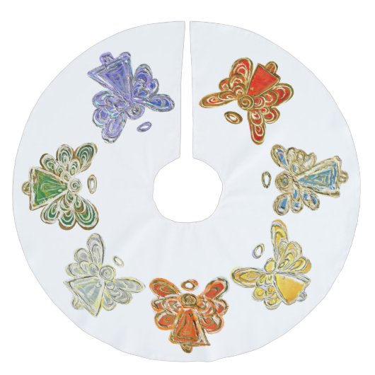 Regenboogkerenenenboomrokken Kerstboom Rok (Voorkant)