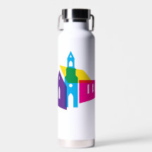 Regenboogkerk Waterfles