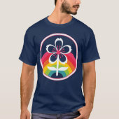 regenboogkers bloesem t-shirt (Voorkant)