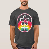 regenboogkersen bloesem T-Shirt (Voorkant)