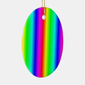 Regenboogkerst LGBTQ Keramisch Ornament (Rechts)