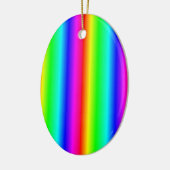 Regenboogkerst LGBTQ Keramisch Ornament (Links)