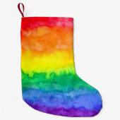 Regenboogkerstaart Kleine Kerstsok (Voorkant)