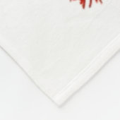 regenboogkerstboom fleece deken (Hoek)