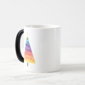 Regenboogkerstboom Magische Mok (Voorkant links)