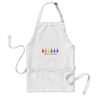 Regenboogkerstboom Standaard Schort