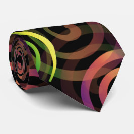 Regenboogkerstpatroon Stropdas