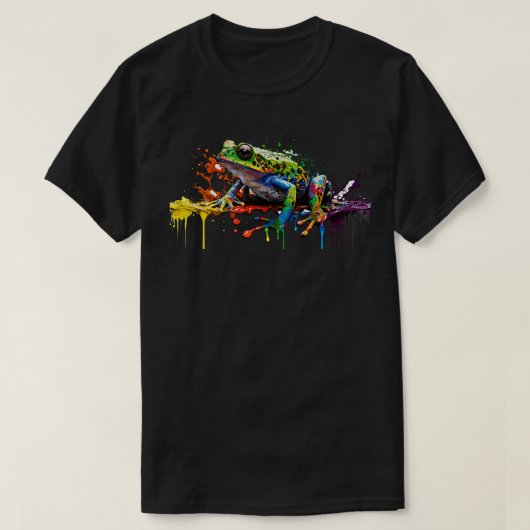Regenboogkikker T-shirt (Design voorkant)