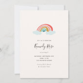 Regenboogkinderen Birthday Party Kaart (Voorkant)