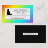 regenboogkinderen visitekaartje (Voorkant / Achterkant)