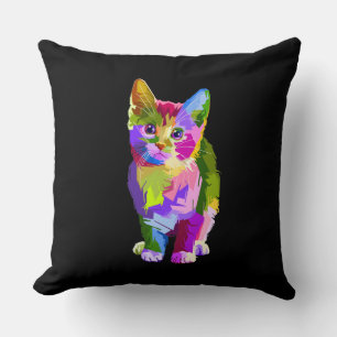 regenboogkittenkussen kussen