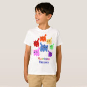 Regenboogkittens! T-shirt (Voorkant volledig)
