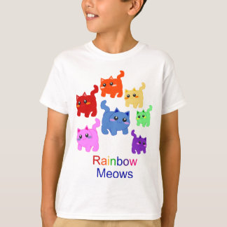 Regenboogkittens! T-shirt