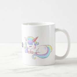 Regenboogkleur Eenhoorn meisje Koffiemok