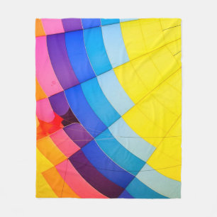 regenboogkleur fleece deken