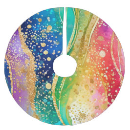 Regenboogkleur Kerstboom Rok