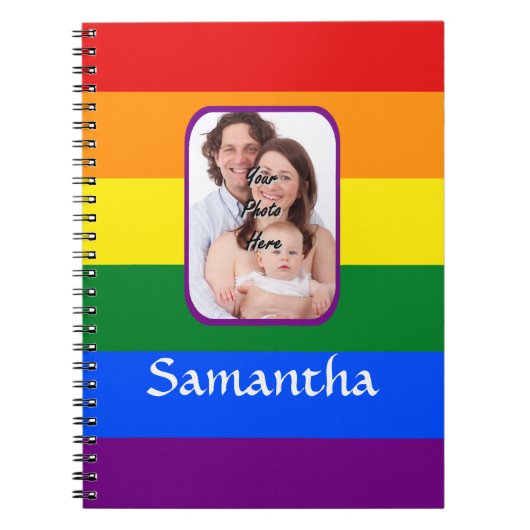 Regenboogkleur Notitieboek (Voorkant)