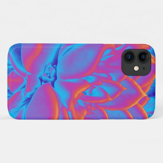 Regenboogkleur Succulent plant Case-Mate iPhone Case (Achterkant (horizontaal))