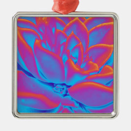 Regenboogkleur Succulent plant Metalen Ornament