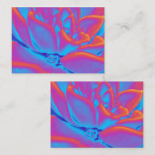 Regenboogkleur Succulent plant Notitiekaartje (Voorkant / Achterkant)