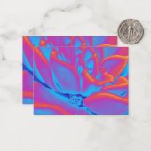 Regenboogkleur Succulent plant Notitiekaartje (Voorkant / Achterkant in situ)