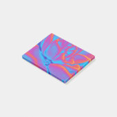 Regenboogkleur Succulent plant Post-it® Notes (Schuin)