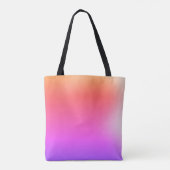 Regenboogkleur  tote bag (Achterkant)