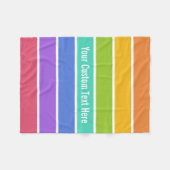 Regenboogkleuren, aangepaste dekens voor vloeren (Voorkant (Horizontaal))