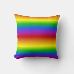 Regenboogkleuren, aangepaste gooikussenblokken kussen