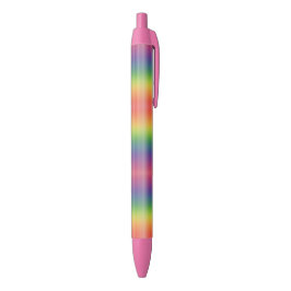 Regenboogkleuren Blauw Paars Groen Roze Rood Geel Blauwe Inkt Pen