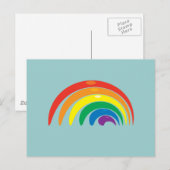 Regenboogkleuren Briefkaart (Voorkant / Achterkant)