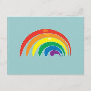 Regenboogkleuren Briefkaart