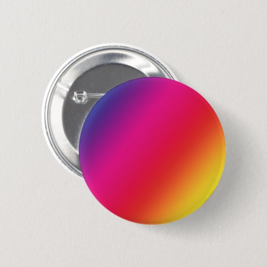 Regenboogkleuren Button (Voorkant /achterkant)