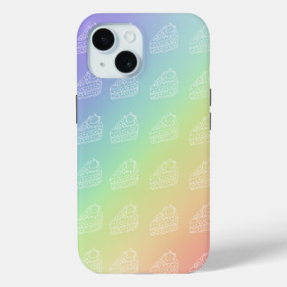 Regenboogkleuren iPhone 15 Case