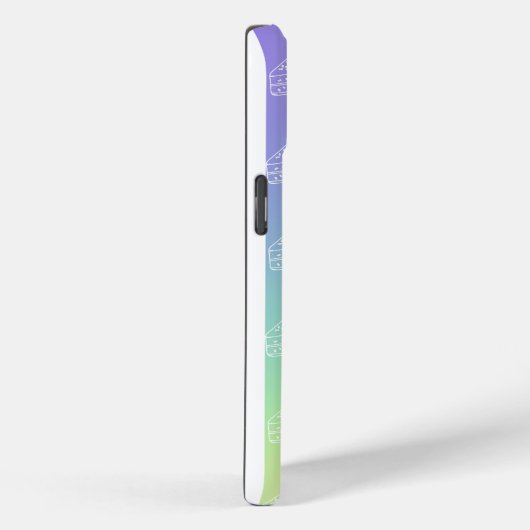 Regenboogkleuren Case-Mate iPhone Case (Achterkant / Rechts)