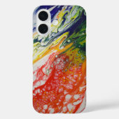 Regenboogkleuren Case-Mate iPhone Case (Achterkant)