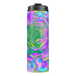 Regenboogkleuren Fiesta Succulent Sedum Rosette Thermosbeker