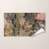 Regenboogkleuren Glitter Sparkle Girly Glam Kleurr Bad Handdoek (Handdoek)