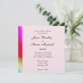 Regenboogkleuren Huwelijk tussen twee mannen Kaart (Staand voorkant)