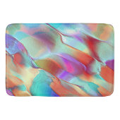 Regenboogkleuren in virtuele parelrots badmat (Voorkant)