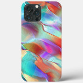 Regenboogkleuren in virtuele parelrots Case-Mate iPhone case (Achterkant)