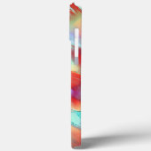 Regenboogkleuren in virtuele parelrots Case-Mate iPhone case (Achterkant / Links)